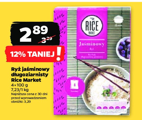 Ryż biały jaśminowy Rice market promocja