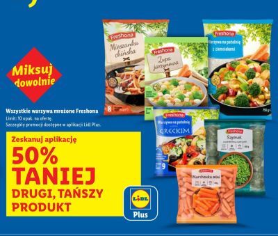 Szpinak Z sad贸w i p贸l promocja w Lidl