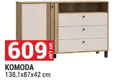 Komoda 138,1x87x42 cm promocja w Merkury Market