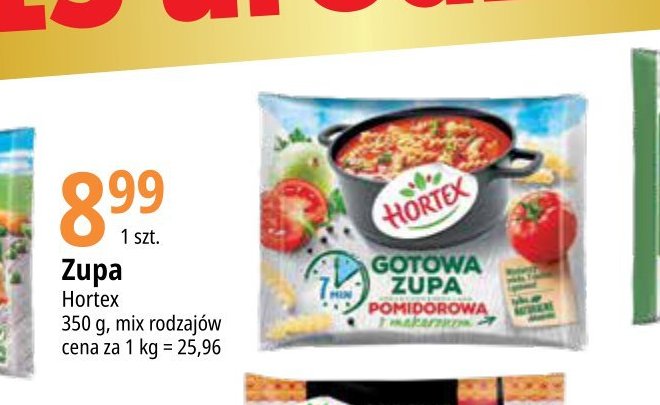 Zupa pomidorowa z makaronem Hortex promocja