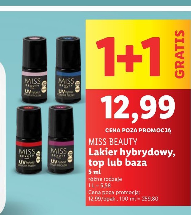 Lakier hydrydowy Miss beauty promocja