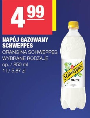 Napój gazowany SCHWEPPES ORANGINA SCHWEPPES promocja w SPAR