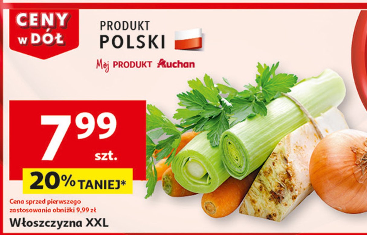 Włoszczyzna xxl polska promocja w Auchan