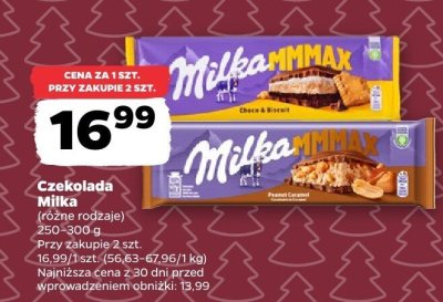 Czekolada Milka MMAX (różne rodzaje) promocja w Netto