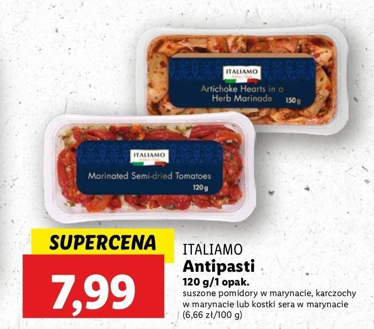 Antipasti włoskie kostki sera Italiamo promocja