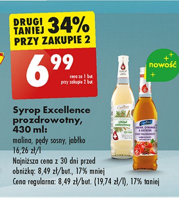 Syrop układ oddechowy pędy sosny Excellence promocja