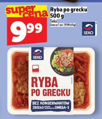Ryba po grecku Seko promocja w TOPAZ