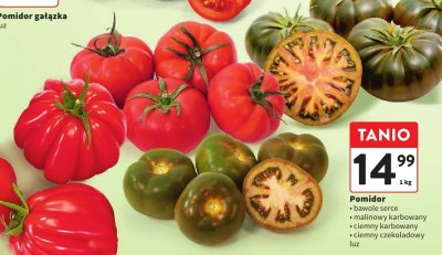 Pomidor ciemny karbowany luz promocja w Intermarche