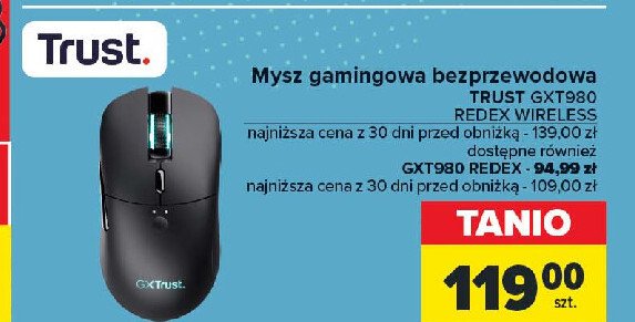 Mysz gxt980 redex wireless Trust promocja w Carrefour