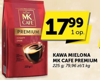 Kawa mielona MK Cafe Premium promocja w ABC