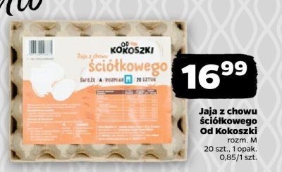 Jaja z chowu ściółkowego Od Kokoszki rozm. M promocja w Netto