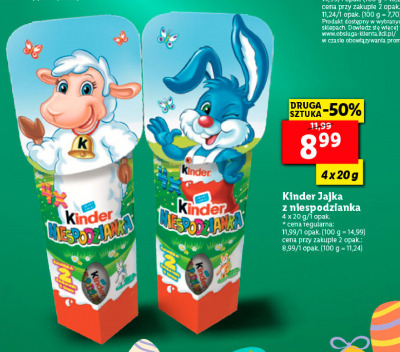 Jajko niespodzianka kraina lodu Kinder niespodzianka promocja
