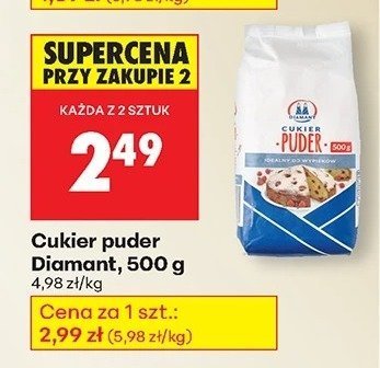 Cukier puder 500 g promocja w Biedronka
