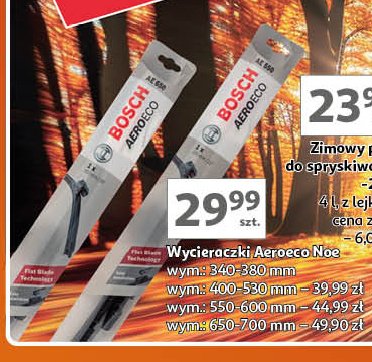 Wycieraczka noe 650-700 mm Bosch aeroeco promocja w Auchan