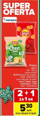 Chipsy LAY'S różne smaki promocja w Carrefour