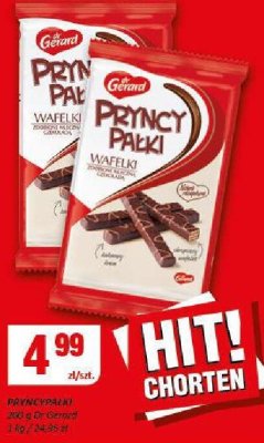Wafelki Princy Pałki promocja w Chorten