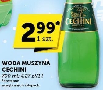 Woda muszyna Cechini promocja w Euro Sklep