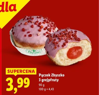 Pączek Zbyszko z grejpfruty promocja w Lidl