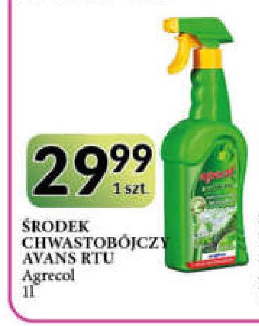 Środek chwastobójczy avans Agrecol promocja