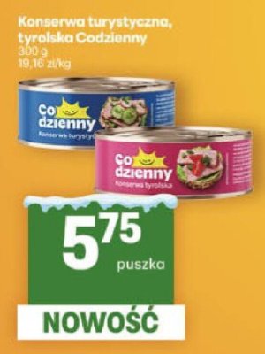 Konserwa turystyczna, rybaka Codzienny promocja w Delikatesy Centrum