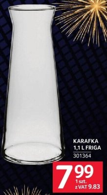 Karafka 1.1 l Friga promocja w Selgros