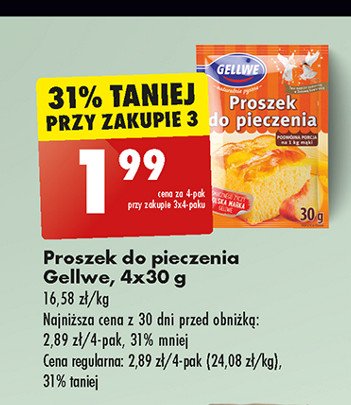 Proszek do pieczenia Gellwe promocja