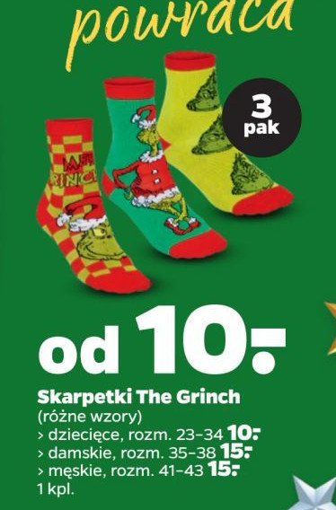 Skarpetki the grinch 41-43 promocja