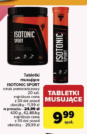 Tabletki musujące isotonic sport Trec promocja