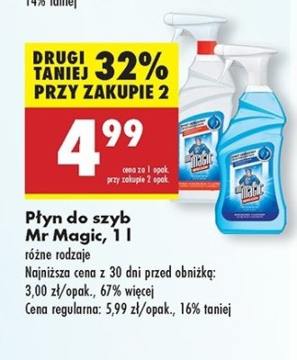 P艂yn do mycia szyb Mr magic promocja