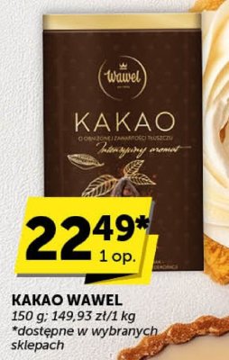 Kakao Wawel promocja w Groszek