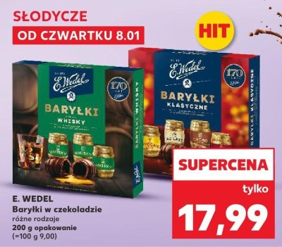 Baryłki w czekoladzie różne rodzaje promocja w Kaufland