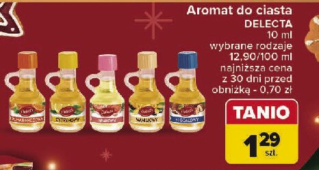 Aromat cytrynowy Delecta promocja w Carrefour