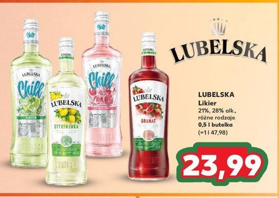 Wódka Lubelska chill lychee pop promocja