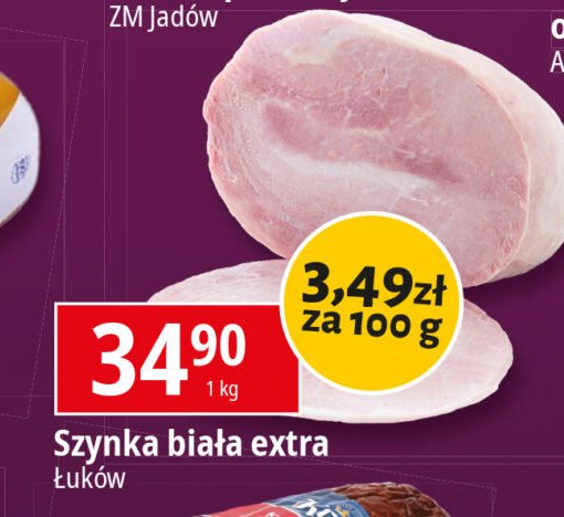 Szynka biała extra Łuków promocja