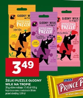 Żelki puzzle Głodny Wilk na tropie mango promocja w Stokrotka