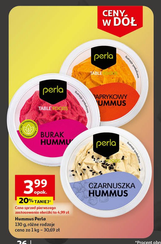 Hummus klasyczny Perla promocja