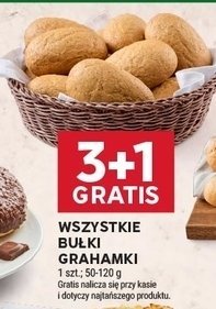 Wszystkie bułki grahamki promocja w Stokrotka