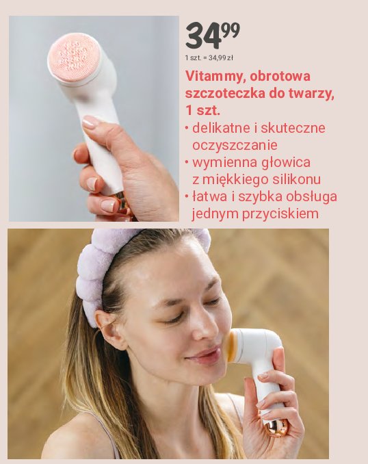 Szczoteczka do twarzy obrotowa Vitammy promocja