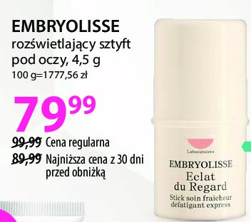 Roz艣wietlacz do okolic oczu EMBRYOLISSE ARTIST SECRET promocja