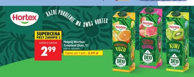 Napój Tropical Duo czerwone winogrono gujawa promocja w Biedronka