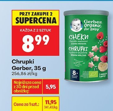 Chrupki Gerber, 35 g promocja w Biedronka