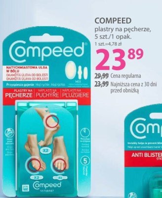 Plastry na pęcherze COMPEED promocja w Hebe