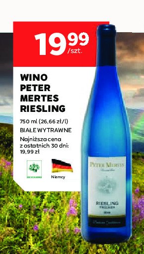 Wino PETER MERTES MOSEL RIESLING promocja