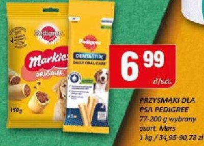 Przysmaki dla psa Pedigree / Markies / Tasty Bites promocja w Chorten
