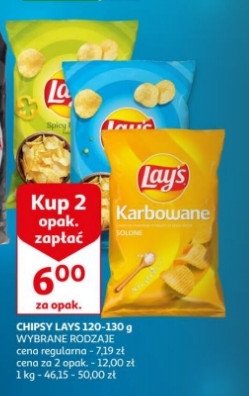 Chipsy solone Lay's karbowane promocja