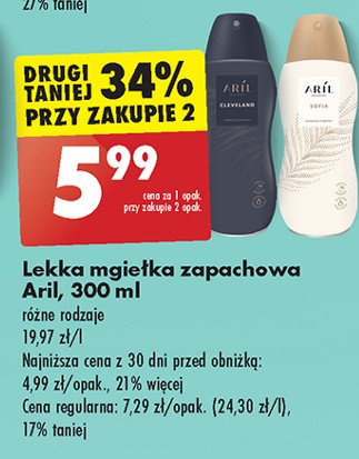 Mgiełka zapachowa light blossom Aril exclusive promocja