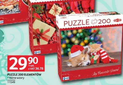 Puzzle 200 elementów różne wzory promocja w Selgros