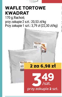 Wafle tortowe Rachoń promocja