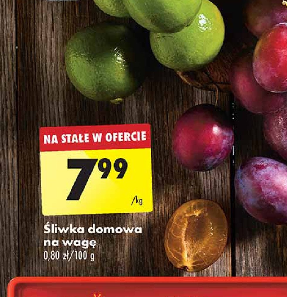 Śliwki domowe promocja