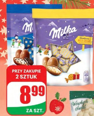 Jajka czekoladowe Milk Creme promocja w Dino